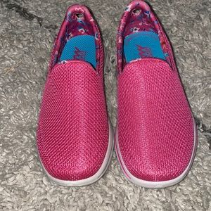 Girls slip on
